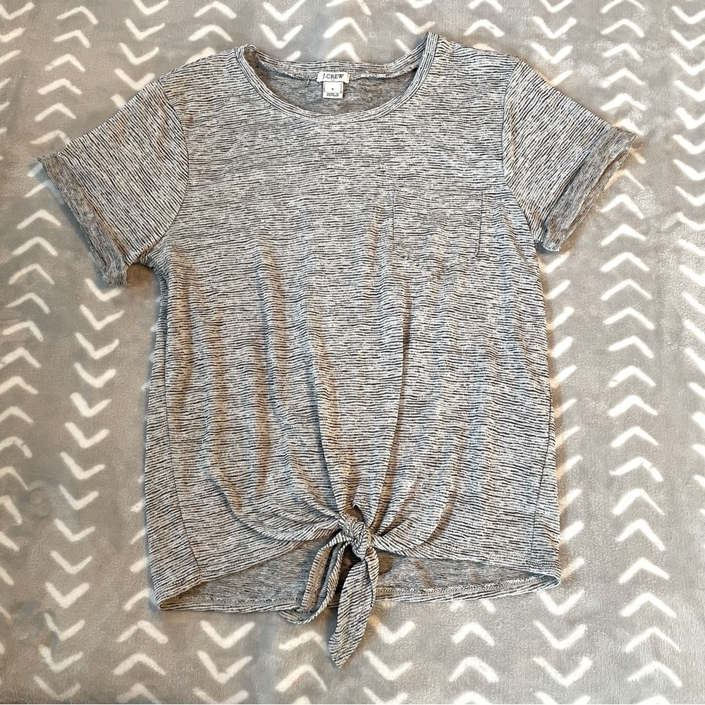 J.Crew Rolled Sleeve Striped Tee